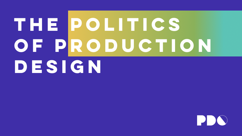 Kirk Petruccelli: Designing as Producing