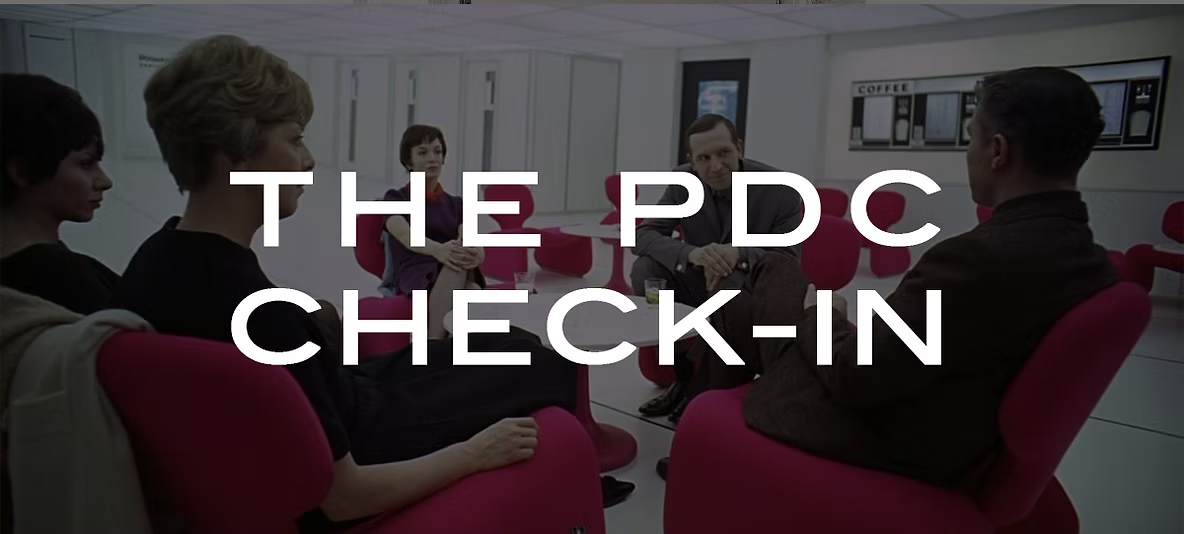 The PDC Check-In