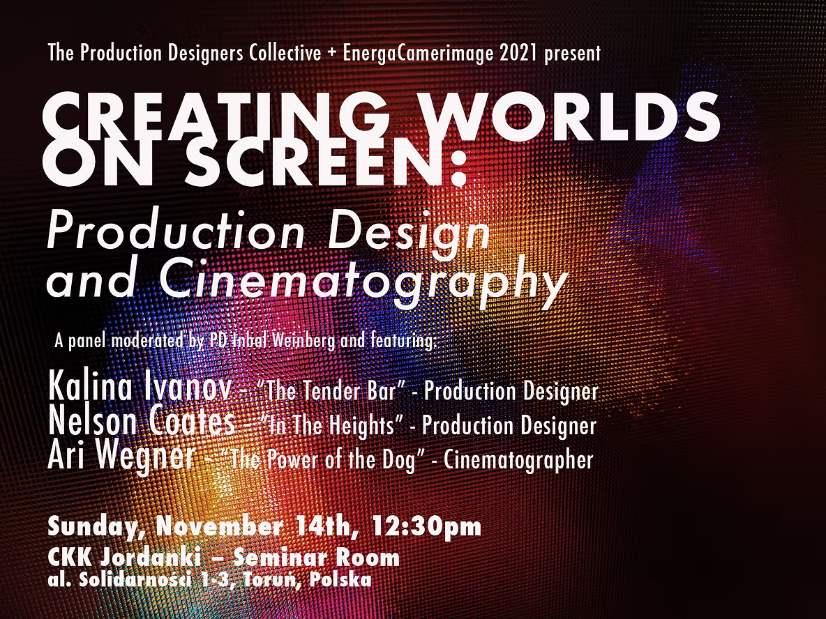 CREATING WORLDS ON SCREEN: PDC at Camerimage Film Festival 2021