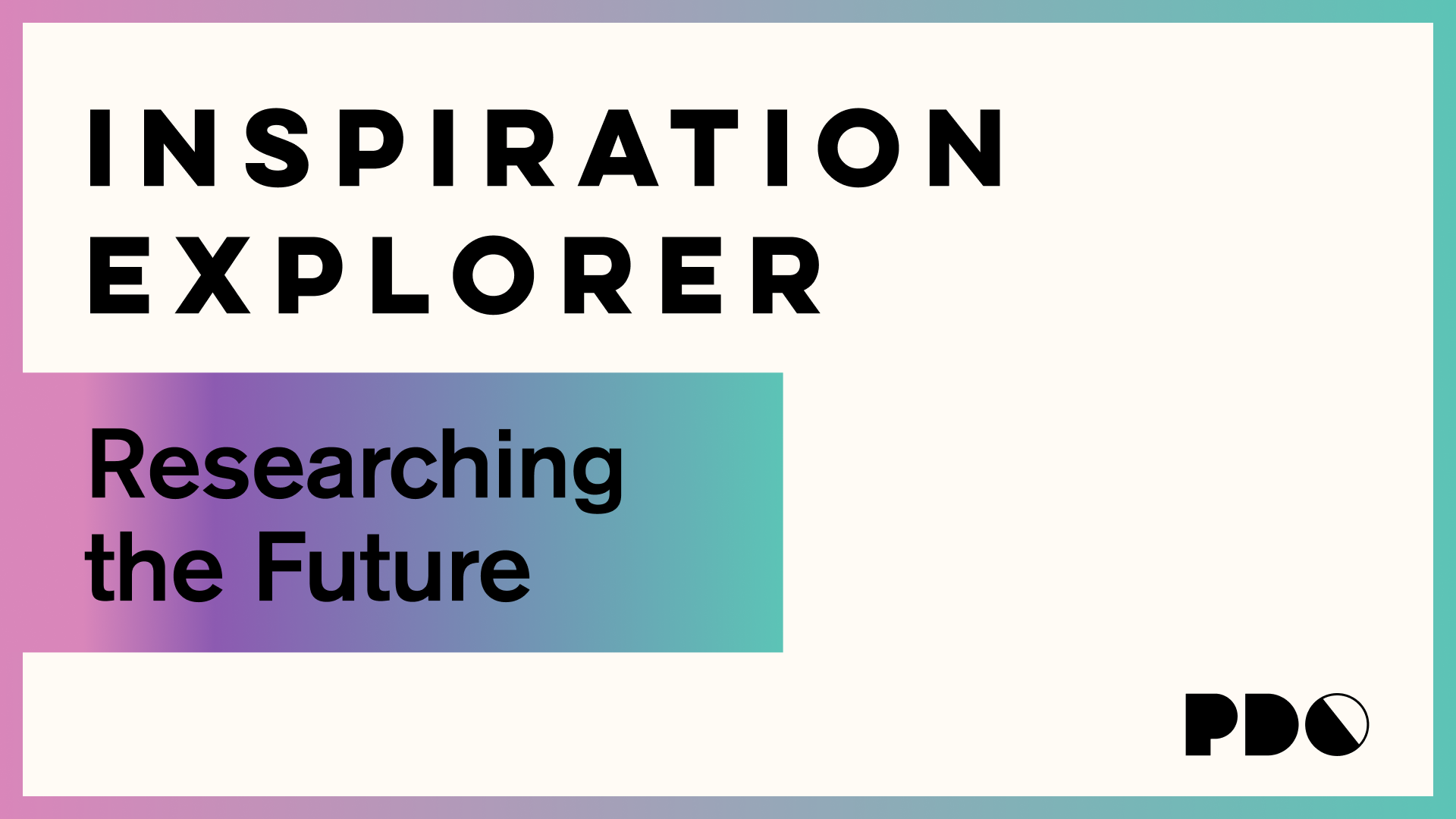 Researching the Future