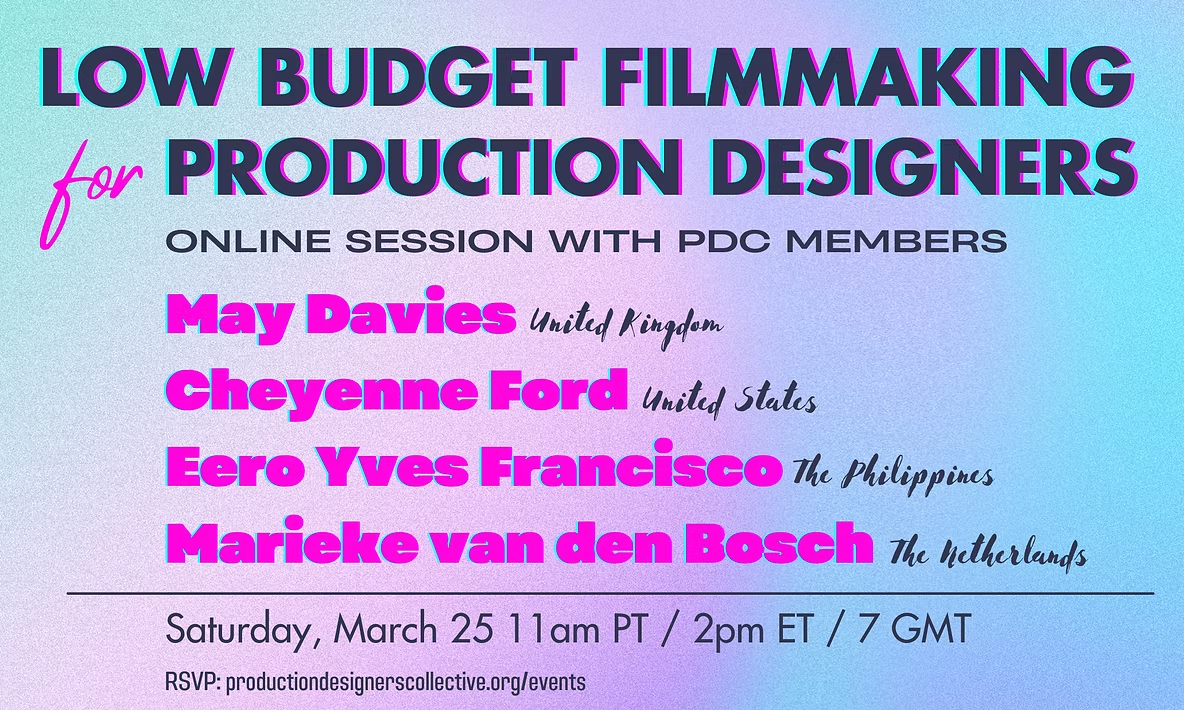 Low Budget Filmmaking for Production Designers