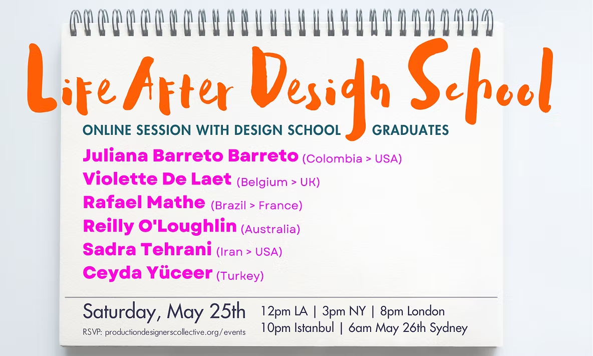‘Life After Design School’ Online Panel