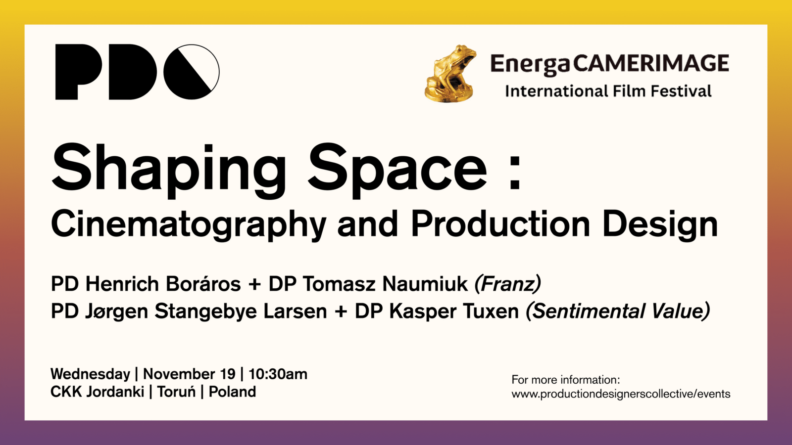 Shaping Space: Cinematography and Production Design Collaboration