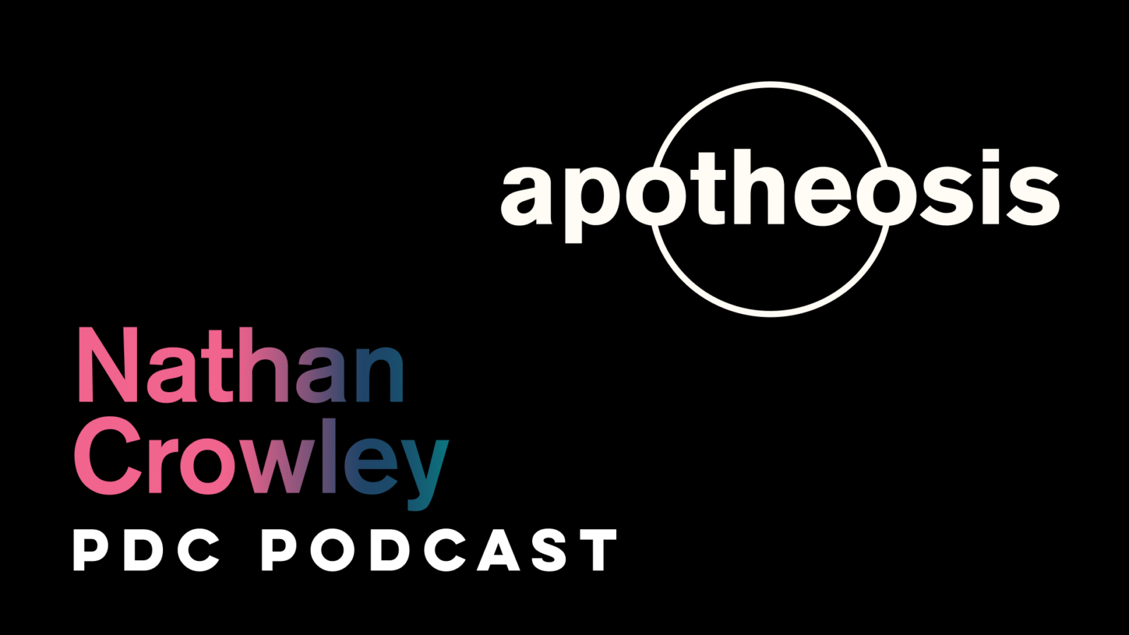 Apotheosis Podcast Episode 4: Nathan Crowley