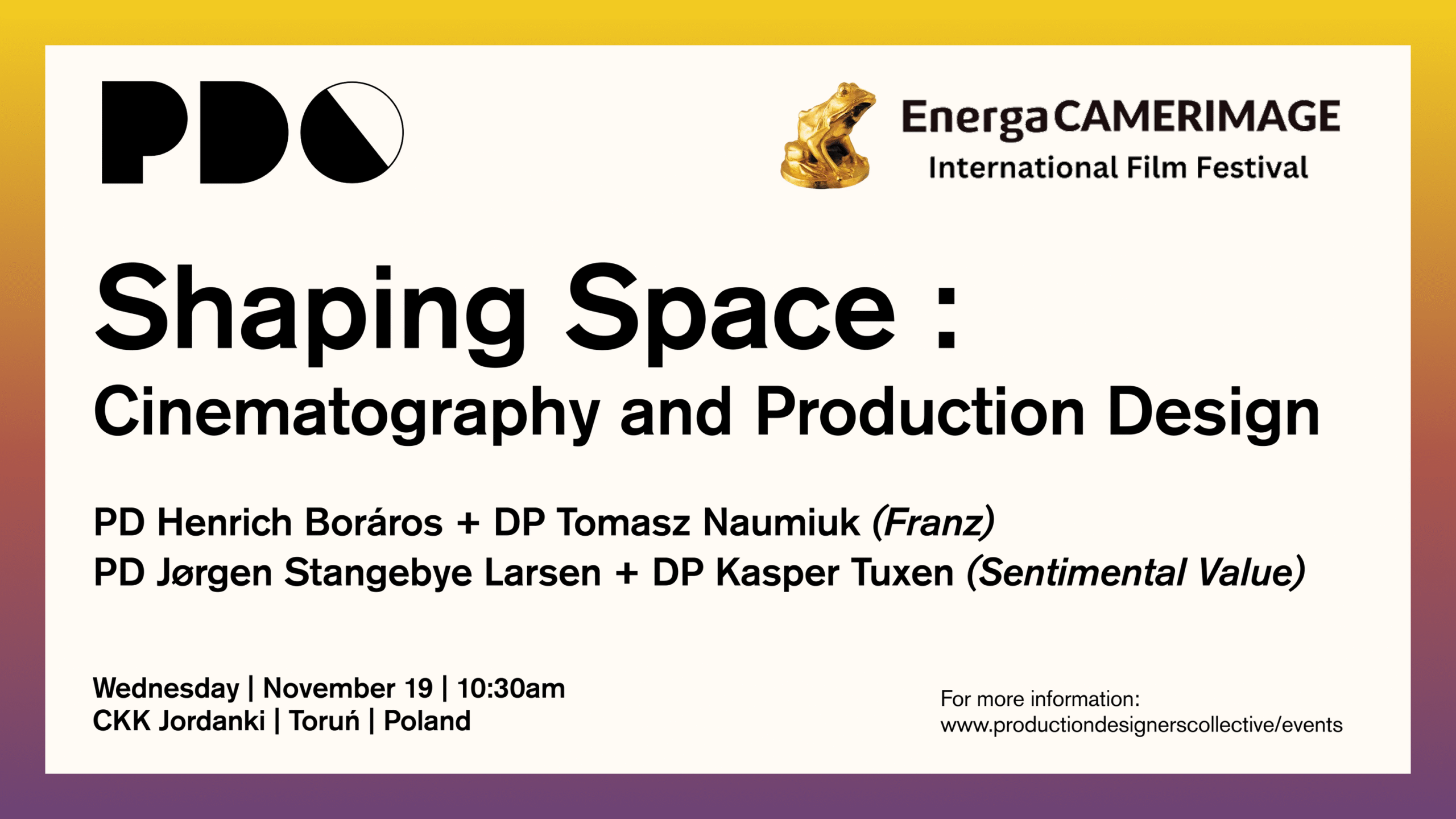 Shaping Space: Cinematography and Production Design Collaboration