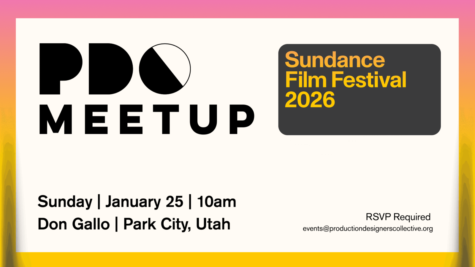 PDC Breakfast at the Sundance Film Festival 2026