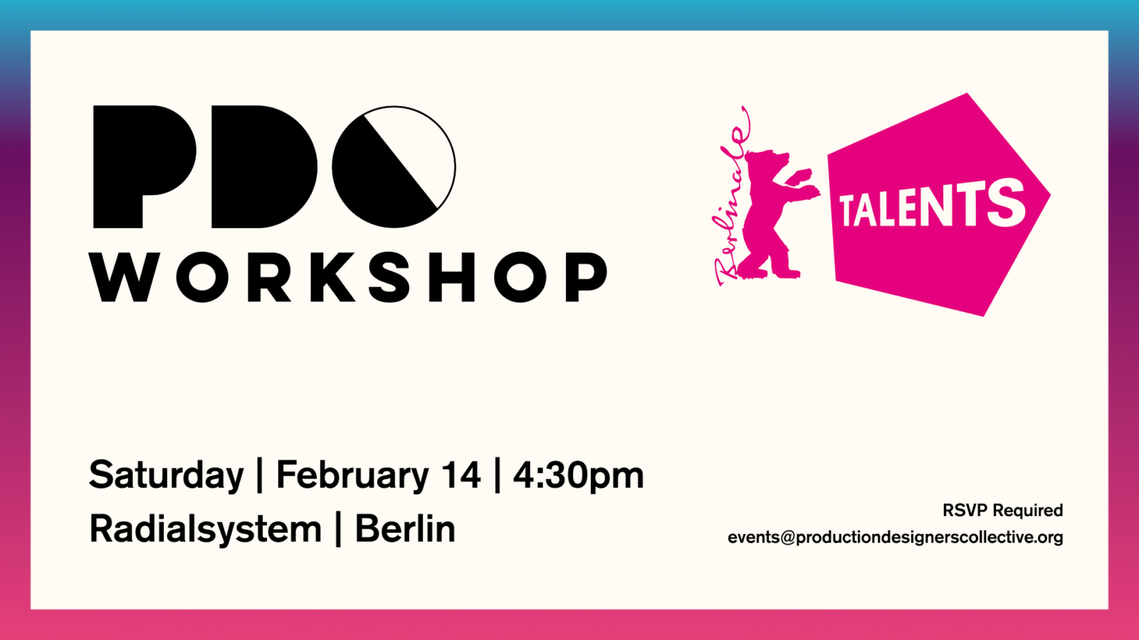PDC Berlinale Workshop