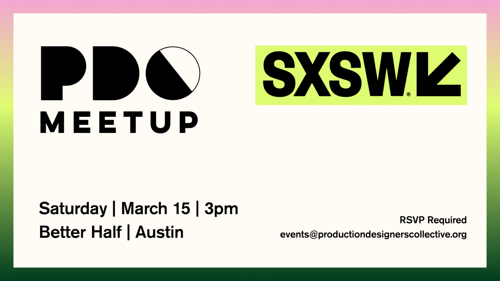 SXSW PDC Meetup 2026