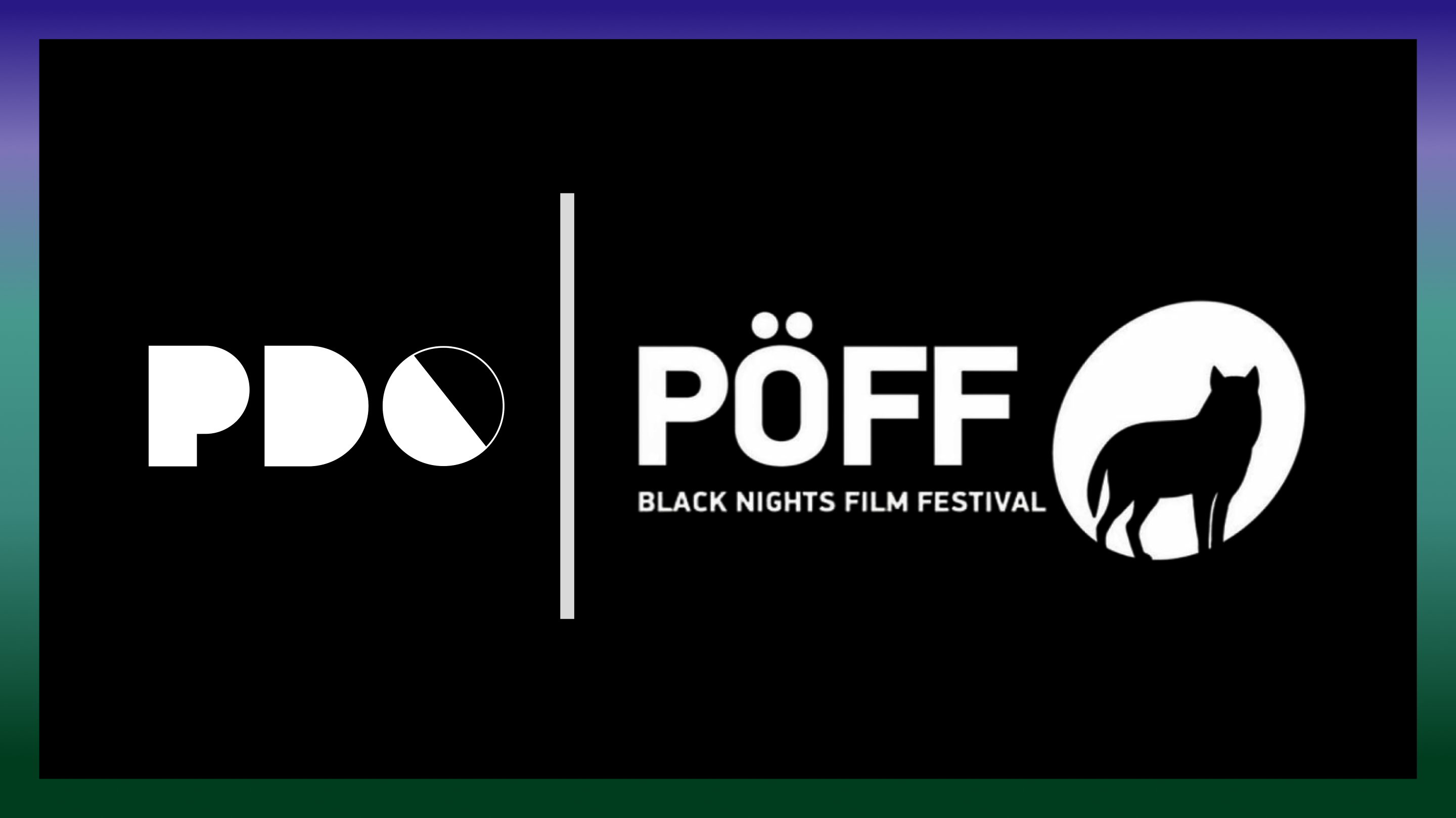 Announcing a festival partnership: PÖFF Black Nights Film Festival