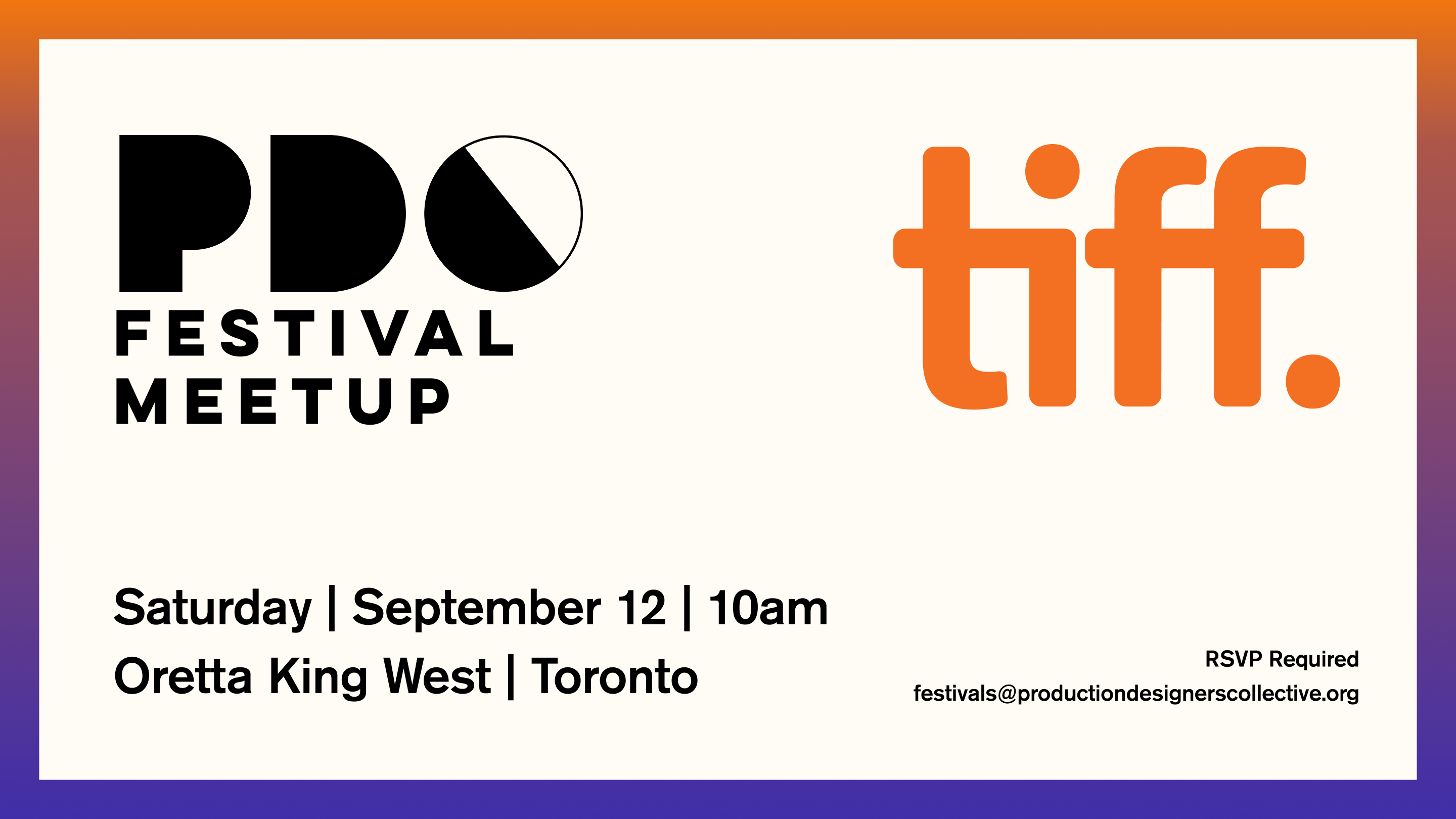 PDC Meetup at TIFF 2026