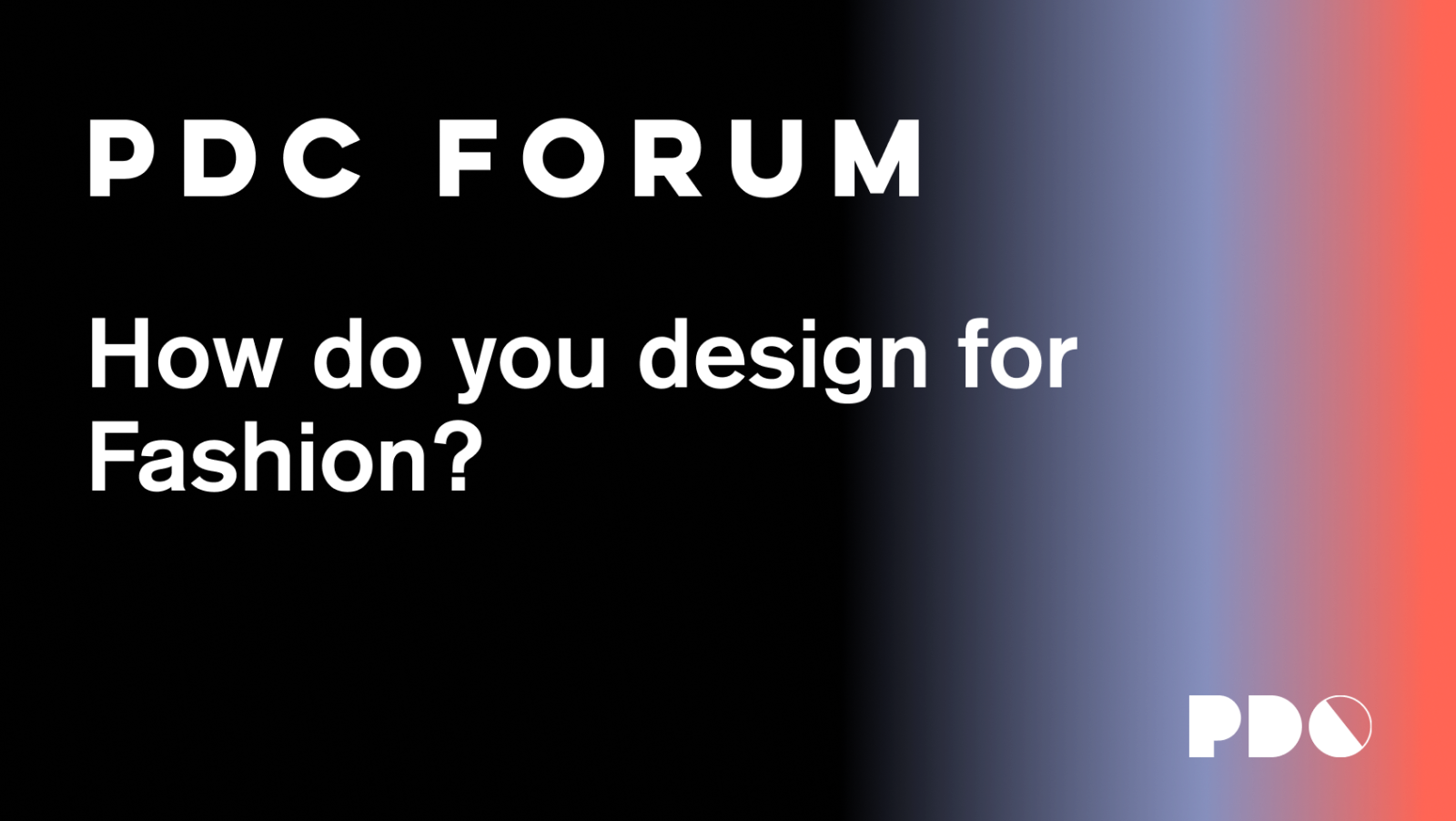 How do you design for fashion?