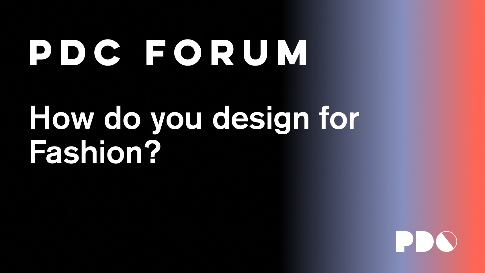 How do you design for fashion?